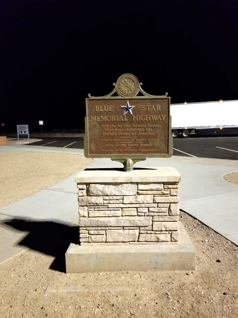 Blue Star Marker Needs Restoring